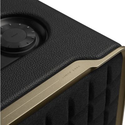 Altavoz bluetooth - JBL Authentics 200, 90W, Bluetooth, Wi-Fi, asistentes de voz Google y Alexa, diseño retro, Negro