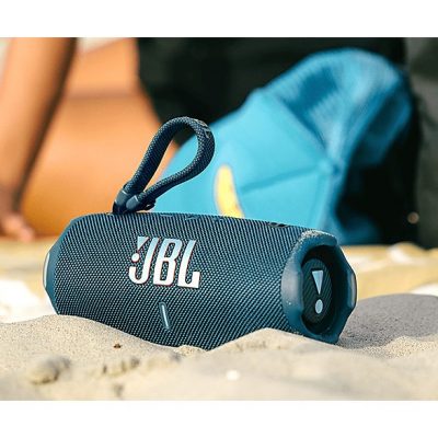 Altavoz bluetooth - JBL Charge 6, 45 W, Bluetooth, Hasta 24 horas + 4 horas con Playtime Boost, Resistente a golpes, agua y polvo, Negro