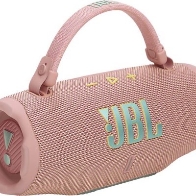 Altavoz bluetooth - JBL Charge 6, 45 W, Bluetooth, Hasta 24 horas + 4 horas con Playtime Boost, Resistente a golpes, agua y polvo, Rosa