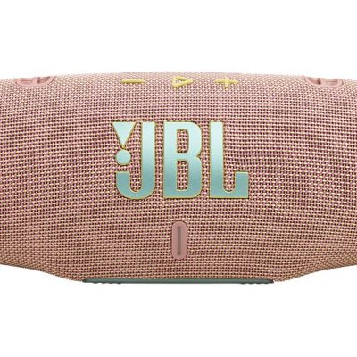 Altavoz bluetooth - JBL Charge 6, 45 W, Bluetooth, Hasta 24 horas + 4 horas con Playtime Boost, Resistente a golpes, agua y polvo, Rosa