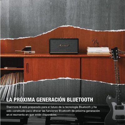 Altavoz bluetooth - Marshall Stanmore III, 50 W, Bluetooth 5.2, Negro
