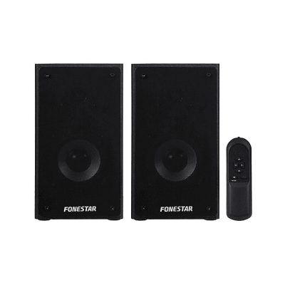 Altavoz de estantería - FONESTAR CLASS-220N, 1Watt, 1 canales, Bluetooth, negro