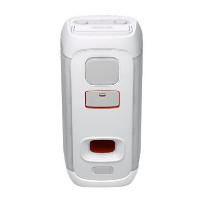 Altavoz de gran potencia - JBL PartyBox Club 120, Portátil para fiestas, Asa plegable, Bluetooth, Resistente salpicaduras, Autonomía 12h, 160W, Blanco