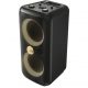 Altavoz de gran potencia - PEAQ PPS 200-RW, 80W, Modo Karaoke, 8h Autonomía, Edición Robbie Williams, Bass Booster, Efectos de Iluminación, Negro