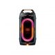 Altavoz de gran potencia - Samsung MX-ST40F/ZF, Portátil para fiestas, Asa de transporte y ruedas, Iluminación personalizable, Aut 12h, 160 W, Negro