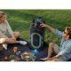 Altavoz de gran potencia - Samsung MX-ST50F/ZF, Portátil para fiestas, Asa de transporte y ruedas, Iluminación personalizable, Aut 18h, 240 W, Negro