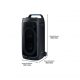 Altavoz de gran potencia - Samsung MX-ST50F/ZF, Portátil para fiestas, Asa de transporte y ruedas, Iluminación personalizable, Aut 18h, 240 W, Negro
