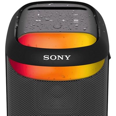 Altavoz de gran potencia - Sony SRS-XV500B, Inalámbrico para fiestas, Sonido potente, MEGA BASS, 25h batería, Portátil, Bluetooth, Karaoke y Guitarra
