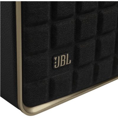 Altavoz estéreo - JBL Authentics 300, 100W, Bluetooth, Wi-Fi, asistentes de voz Google y Alexa, batería con autonomía 8h, diseño retro, Negro