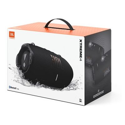 Altavoz inalámbrico - JBL Xtreme 4, 100 W, Bluetooth, 24 h Autonomía, Resistencia agua IP67, Con correa, Negro