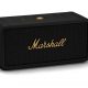 Altavoz inalámbrico - Marshall Middleton  Black and Brass, 15 W, Bluetooth 5.1, Autonomía 20 h, Negro