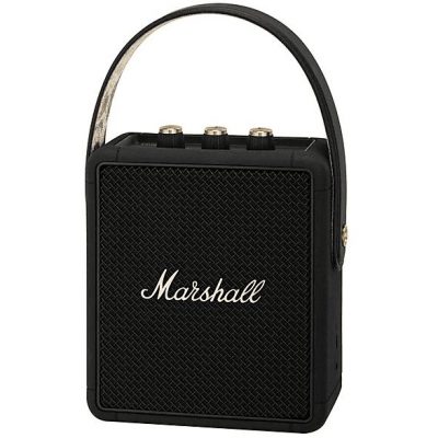 Altavoz inalámbrico - Marshall Stockwell II, 20W, Bluetooth, Autonomía de 20h, IPX4, Negro