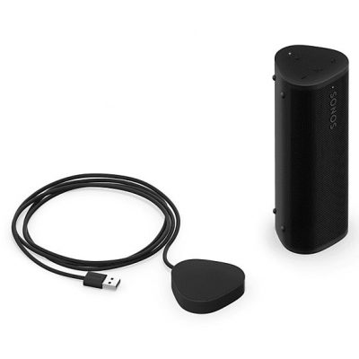 Altavoz inalámbrico - Sonos Roam 2, 15 W, Inalámbrico, 10 h de Autonomía, IP67, Control por voz, Botones táctiles, Negro