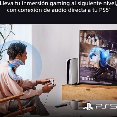 Altavoz inalámbrico - Sony BRAVIA Theatre U, Altavoz de cuello, Dolby Atmos, Bluetooth, 360 Spatial Sound, Multidispositivo, Neckband, HTAN7