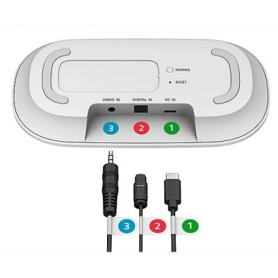 Altavoz inalámbrico - Sony SRS-LSR200, Altavoz TV para Personas con dificultad auditiva y Personas Mayores, Portátil, Función Mando a distancia