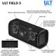 Altavoz inalámbrico - Sony ULT FIELD 5 (SRSULT50B), Bluetooth portátil, ULT POWER SOUND, 25 h, IP67, Resistente al agua, Correa, Con luces, Negro