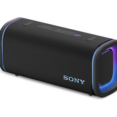 Altavoz inalámbrico - Sony ULT FIELD 5 (SRSULT50B), Bluetooth portátil, ULT POWER SOUND, 25 h, IP67, Resistente al agua, Correa, Con luces, Negro