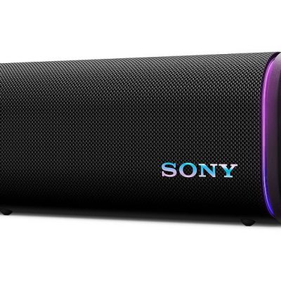 Altavoz inalámbrico - Sony ULT FIELD 5 (SRSULT50B), Bluetooth portátil, ULT POWER SOUND, 25 h, IP67, Resistente al agua, Correa, Con luces, Negro