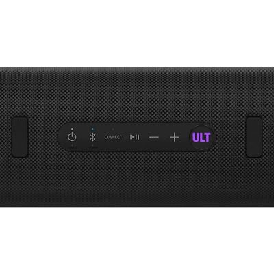 Altavoz inalámbrico - Sony ULT FIELD 5 (SRSULT50B), Bluetooth portátil, ULT POWER SOUND, 25 h, IP67, Resistente al agua, Correa, Con luces, Negro