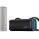 Altavoz inalámbrico - Sony ULT FIELD 5 (SRSULT50W), Bluetooth portátil, ULT POWER SOUND, 25 h, IP67, Resistente al agua, Correa, Con luces, Blanco
