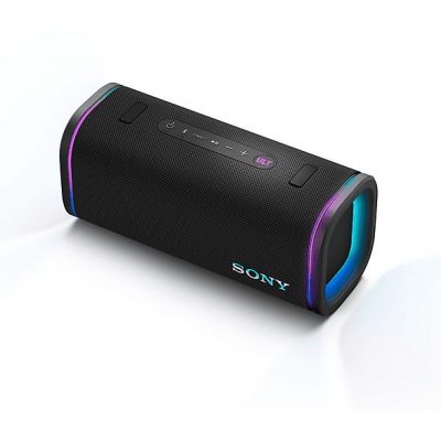 Altavoz inalámbrico - Sony ULT FIELD 5 (SRSULT50W), Bluetooth portátil, ULT POWER SOUND, 25 h, IP67, Resistente al agua, Correa, Con luces, Blanco