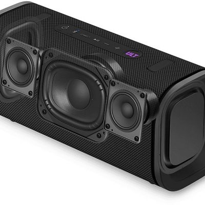 Altavoz inalámbrico - Sony ULT FIELD 5 (SRSULT50W), Bluetooth portátil, ULT POWER SOUND, 25 h, IP67, Resistente al agua, Correa, Con luces, Blanco