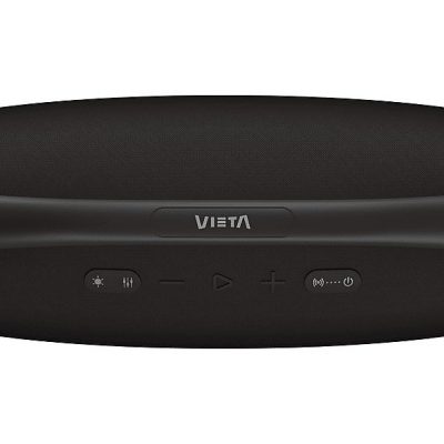 Altavoz inalámbrico - Vieta Thunder 2, 150 W, Bluetooth 5.3, 24 h autonomía, Resistencia al agua IPX6, Función True Wireless, Negro