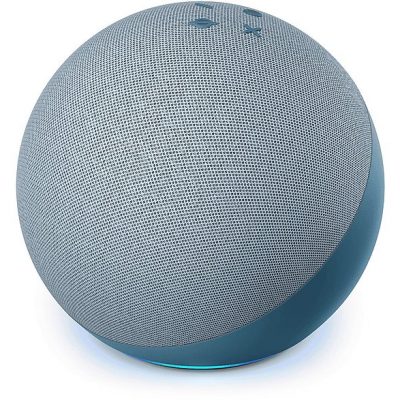 Altavoz inteligente - AMAZON ECHO 4G, Amazon Alexa, blauw