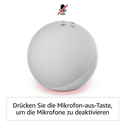 Altavoz inteligente - AMAZON ECHO 4G, Amazon Alexa, blauw