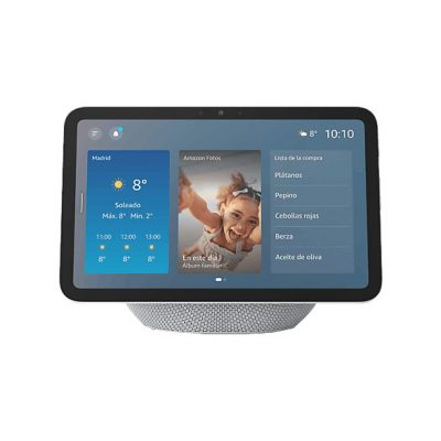 Altavoz inteligente - Amazon Echo Show 8, Pantalla Táctil HD 8,7", Cámara de 13MP, Audio Espacial, Glacier White