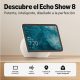 Altavoz inteligente - Amazon Echo Show 8, Pantalla Táctil HD 8,7", Cámara de 13MP, Audio Espacial, Glacier White