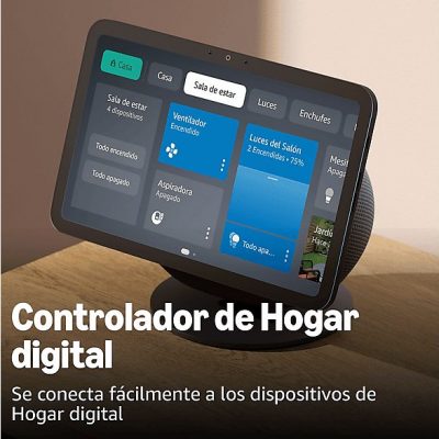 Altavoz inteligente - Amazon Echo Show 8, Pantalla Táctil HD 8,7", Cámara de 13MP, Audio Espacial, Graphite