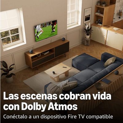 Altavoz inteligente - Amazon Echo Studio, Dolby Atmos, Omnisense, Blanco
