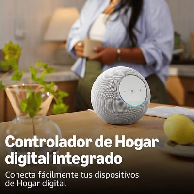 Altavoz inteligente - Amazon Echo Studio, Dolby Atmos, Omnisense, Blanco