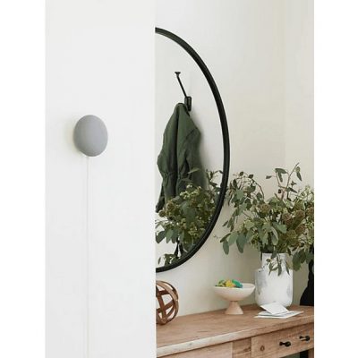 Altavoz inteligente - GOOGLE Nest Mini, Bluetooth, Google Assistant, Gris claro