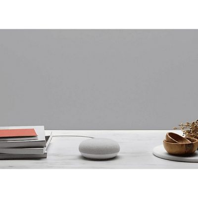 Altavoz inteligente - GOOGLE Nest Mini, Bluetooth, Google Assistant, Gris claro