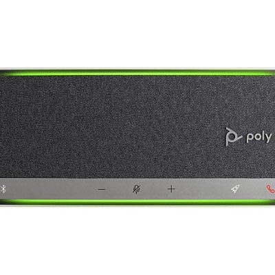 Altavoz portátil - HP 772C5AA, Bluetooth, Negro, Plata