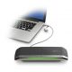 Altavoz portátil - HP 772C5AA, Bluetooth, Negro, Plata
