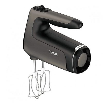 Amasadora de mano - TEFAL HT650E, 600 W, Totalmente variable velocidades, Plata