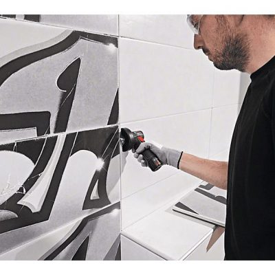 Amoladora  - GWS 12V-76 Professional BOSCH, Negro, Azul, Rojo