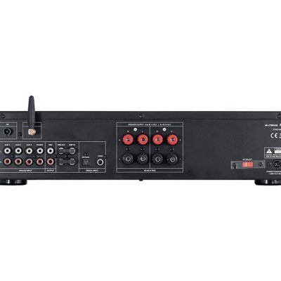 Amplificador estéreo - Fonestar AS170Plus, Bluetooth, Reproductor USB, 300W, Negro