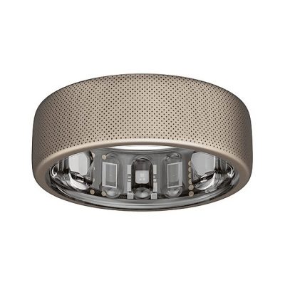 Anillo inteligente - Amazfit Helio Ring, 16.5 mAh, Talla 8, 10 ATM, 4 días Autonomía, Titanio