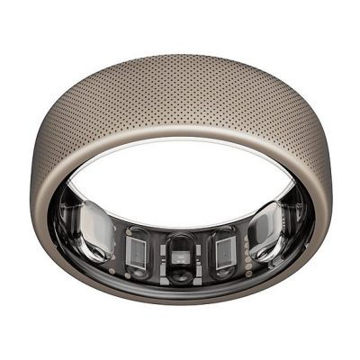 Anillo inteligente - AMAZFIT W2321TY1N, Inteligencia Artificial=Basic IA, 18,5 mAh, Titanio