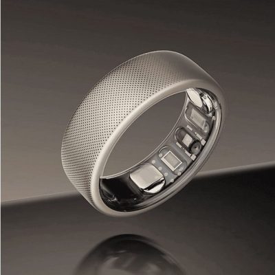 Anillo inteligente - AMAZFIT W2321TY1N, Inteligencia Artificial=Basic IA, 18,5 mAh, Titanio