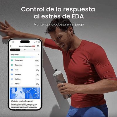 Anillo inteligente - AMAZFIT W2321TY1N, Inteligencia Artificial=Basic IA, 18,5 mAh, Titanio