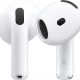 Apple AirPods 4 (2024 4ª gen), Inalámbricos, Bluetooth®, Estuche de carga USB-C, Chip H2, Siri, USB-C, Blanco