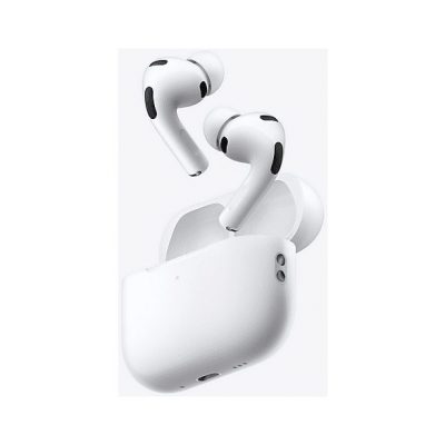 Apple AirPods Pro 3 (2025 3ª gen), Inalámbricos, Cancelación de ruido, Medición frecuencia cardíaca, Live Translation, Chip H2, USB-C, Blanco