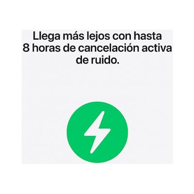 Apple AirPods Pro 3 (2025 3ª gen), Inalámbricos, Cancelación de ruido, Medición frecuencia cardíaca, Live Translation, Chip H2, USB-C, Blanco