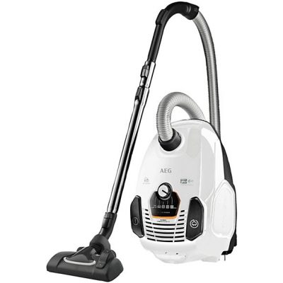 Aspirador con bolsa - AEG 900 258 412, 650 W, Depósito 3,5 l, Blanco