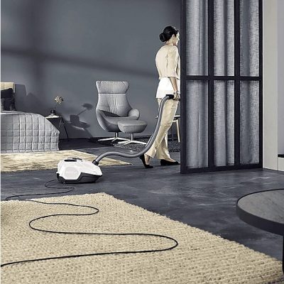 Aspirador con bolsa - AEG 900 258 412, 650 W, Depósito 3,5 l, Blanco